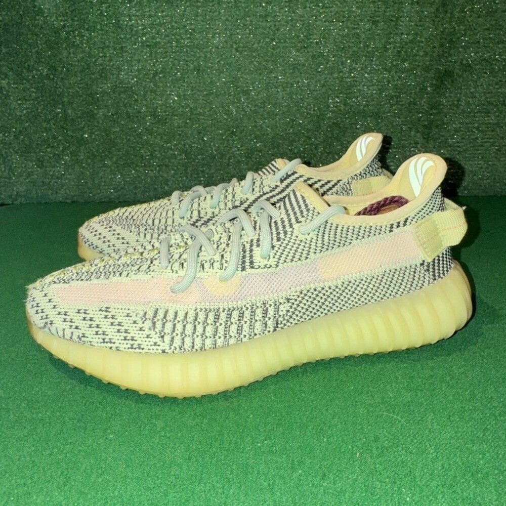 Adidas Yeezy Boost 350 V2 Green Yeezreel Non Reflective FW5191 Size 5.5
